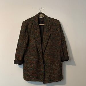 Vintage Robbie Bee Black Blazer Relaxed Fit